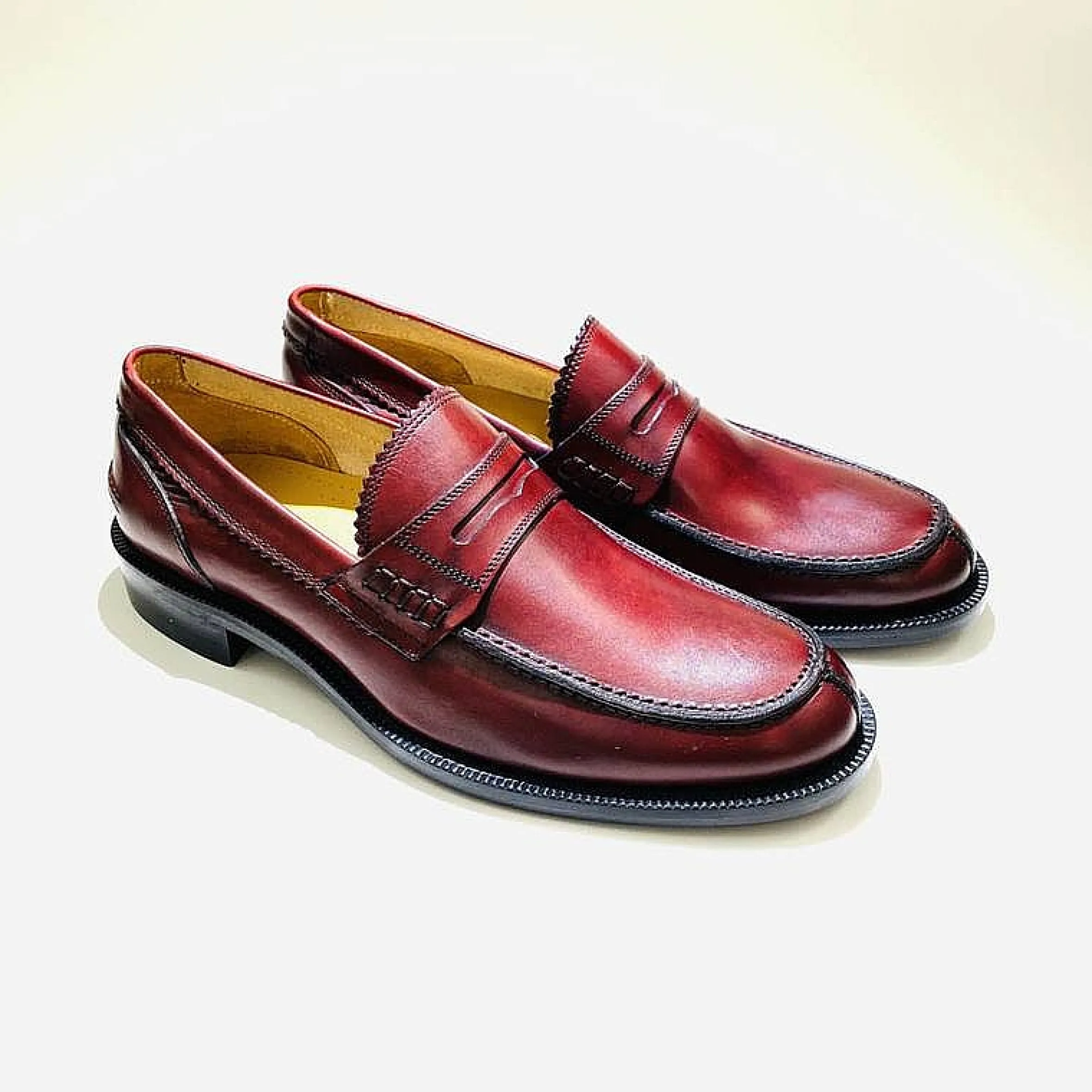 Scarpe di Maremma Mocassino Mod. College Rosso*Uomo Mocassini