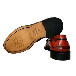 Scarpe di Maremma Mocassino Mod. College Rosso Sfumato*Uomo Mocassini