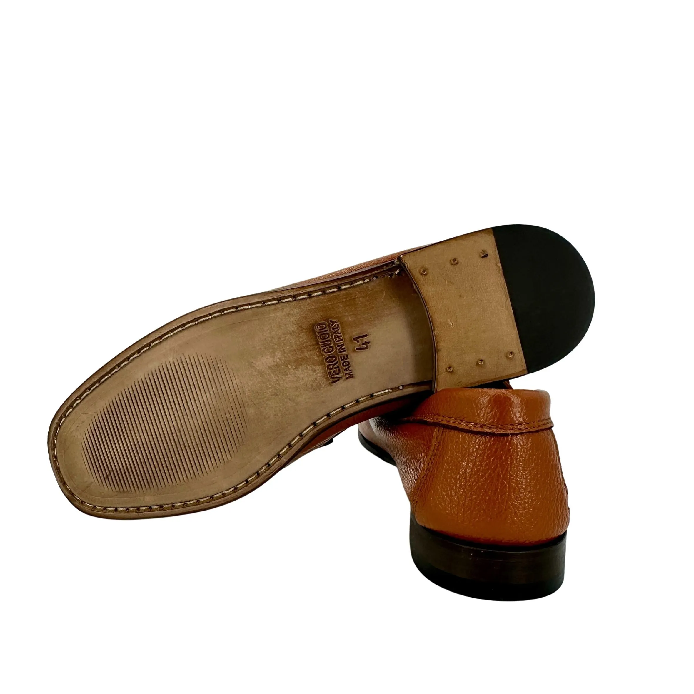 Scarpe di Maremma Mocassino Mod. College Sfoderato Cuoio*Uomo Mocassini