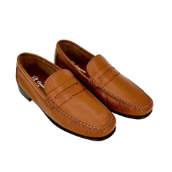 Scarpe di Maremma Mocassino Mod. College Sfoderato Cuoio*Uomo Mocassini