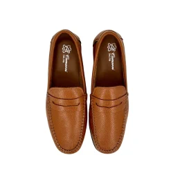 Scarpe di Maremma Mocassino Mod. College Sfoderato Cuoio*Uomo Mocassini