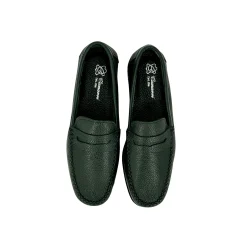 Scarpe di Maremma Mocassino Mod. College Sfoderato Verde*Uomo Mocassini
