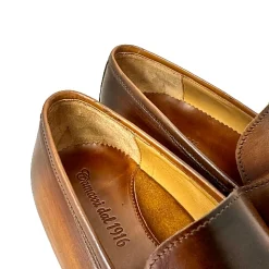 Scarpe di Maremma Mocassino Mod. College Spazzolato Marrone Luxury Collection*Uomo Mocassini
