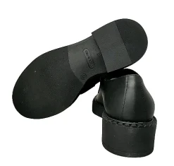 Scarpe di Maremma Mocassino Nero E Bronzo In Pelle*Donna Mocassini