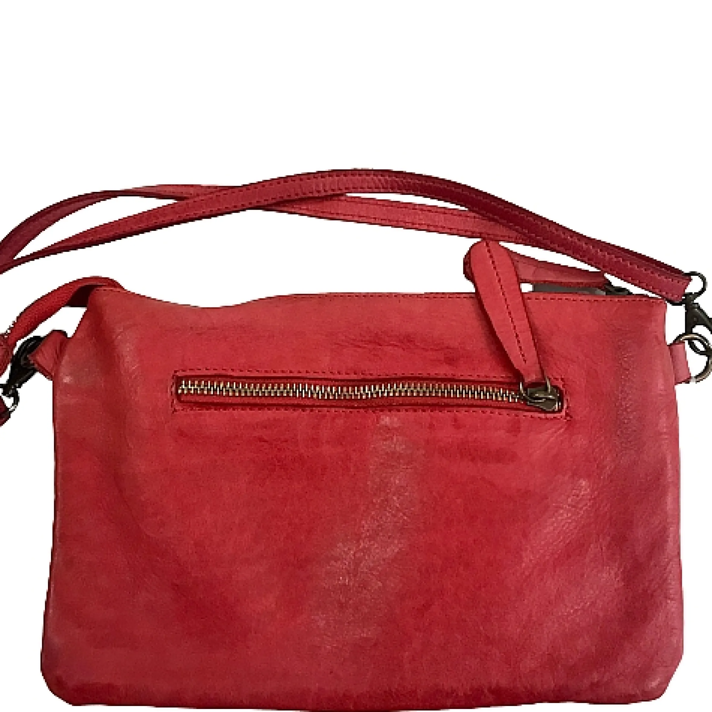 Scarpe di Maremma Piccola Borsa Intrecciata Rossa*Donna Borse Morbide