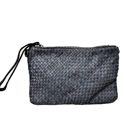 Scarpe di Maremma Pochette In Pelle Intrecciata Con Cinturino E Tracolla Small*Donna Borse Morbide