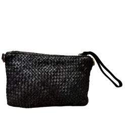 Scarpe di Maremma Pochette In Pelle Intrecciata Con Cinturino E Tracolla Small*Donna Borse Morbide