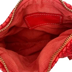 Scarpe di Maremma Pochette In Pelle Intrecciata Con Cinturino E Tracolla Small*Donna Borse Morbide