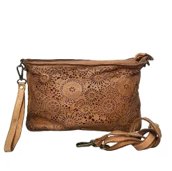 Scarpe di Maremma Pochette Laserata Con Cinturino E Tracolla*Donna Borse Morbide