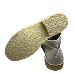 Scarpe di Maremma Polacchina Artigianale Cani / Camoscio Sabbia* Tela Colorata