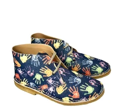 Scarpe di Maremma Polacchina Artigianale Mani* Tela Colorata