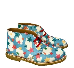 Scarpe di Maremma Polacchina Artigianale Stelle* Tela Colorata