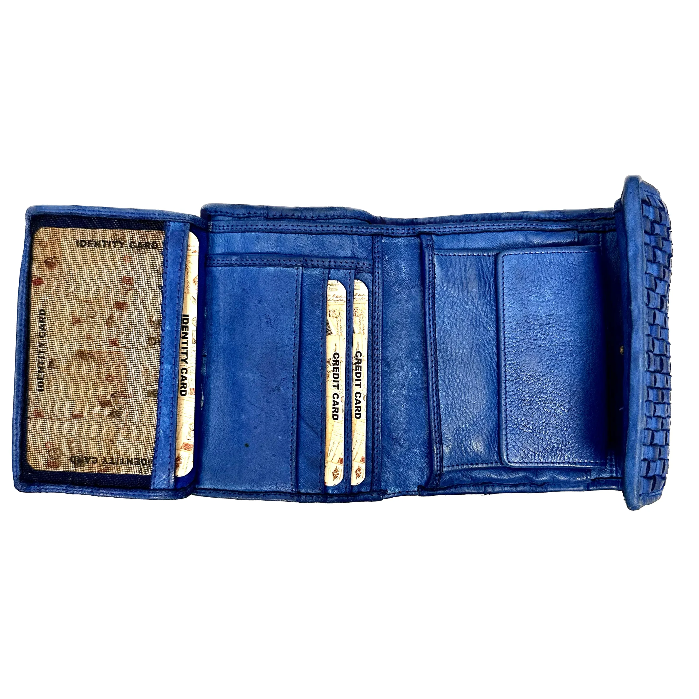 Scarpe di Maremma Portafoglio Artigianale In Pelle Intrecciata*Donna Portafogli