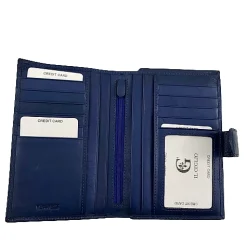 Scarpe di Maremma Portafoglio In Pelle Con Porta Passaporto*Donna Portafogli