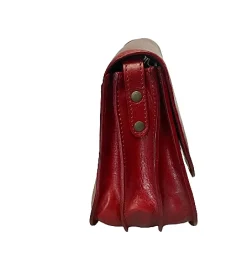 Scarpe di Maremma Postina Artigianale Con Tracolla L*Donna Borse Rigide