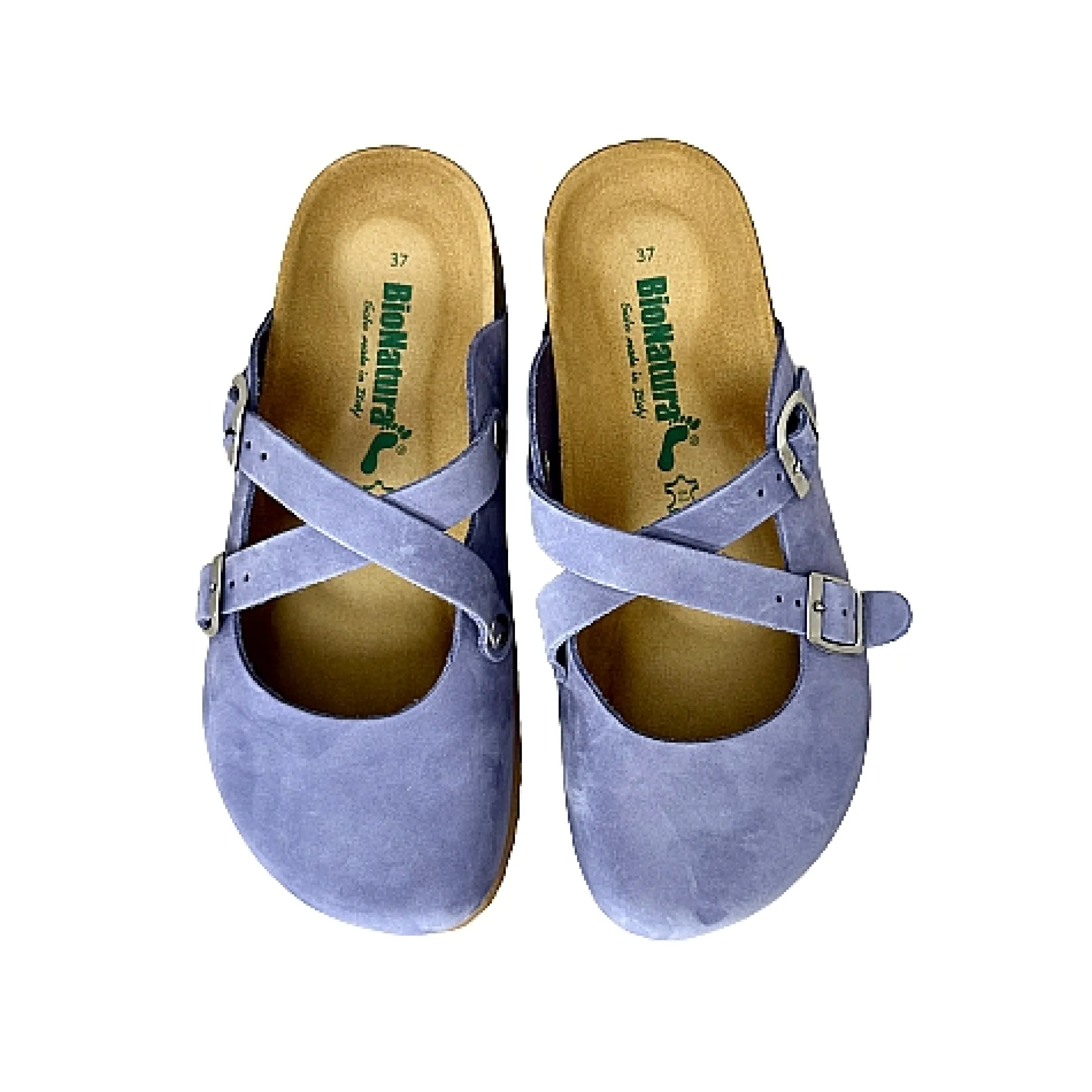 Scarpe di Maremma Sabot In Nabuk Color Glicine Bionatura*Uomo Ciabatte & Pantofole