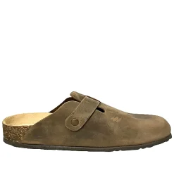 Scarpe di Maremma Sabot In Pelle Oliata Bionatura Testa Di Moro*Uomo Sandali & Ciabatte