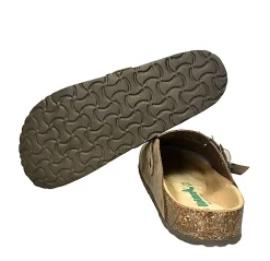 Scarpe di Maremma Sabot In Pelle Oliata Bionatura Testa Di Moro*Uomo Sandali & Ciabatte