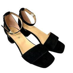 Scarpe di Maremma Sandalo Artigianale In Camoscio Nero*Donna Sandali & Ciabatte