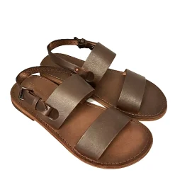Scarpe di Maremma Sandalo Artigianale In Pelle Testa Di Moro Mod.C32*Uomo Sandali & Ciabatte