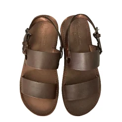 Scarpe di Maremma Sandalo Artigianale In Pelle Testa Di Moro Mod.C32*Uomo Sandali & Ciabatte