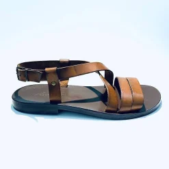 Scarpe di Maremma Sandalo Artigianale In Pelle Marrone Mod.B*Uomo Sandali & Ciabatte