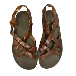 Scarpe di Maremma Sandalo Artigianale In Vacchetta Strizzata Mod. A*Uomo Sandali & Ciabatte