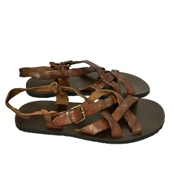 Scarpe di Maremma Sandalo Artigianale In Vacchetta Strizzata Mod. A*Uomo Sandali & Ciabatte