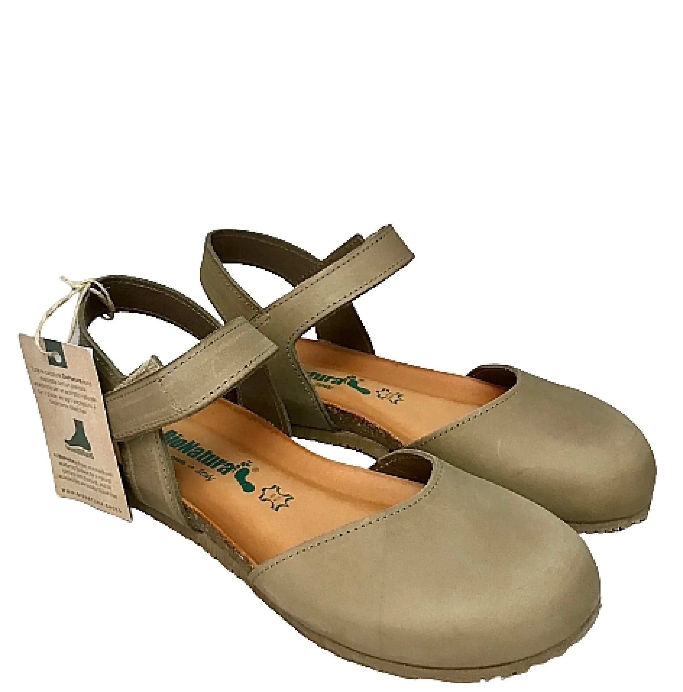 Scarpe di Maremma Sandalo Bionatura Chiuso In Punta In Pelle Color Fango*Donna Sandali & Ciabatte