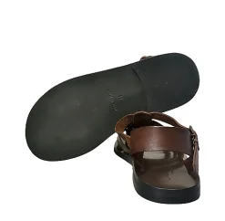 Scarpe di Maremma Sandalo Chiuso In Pelle Testa Di Moro Mod. M5047*Uomo Sandali & Ciabatte