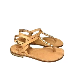 Scarpe di Maremma Sandalo In Pelle Con Perle*Donna Sandali & Ciabatte