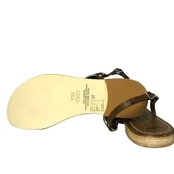 Scarpe di Maremma Sandalo In Pelle E Cavallino Leopardato Mod. Lola*Donna Sandali & Ciabatte