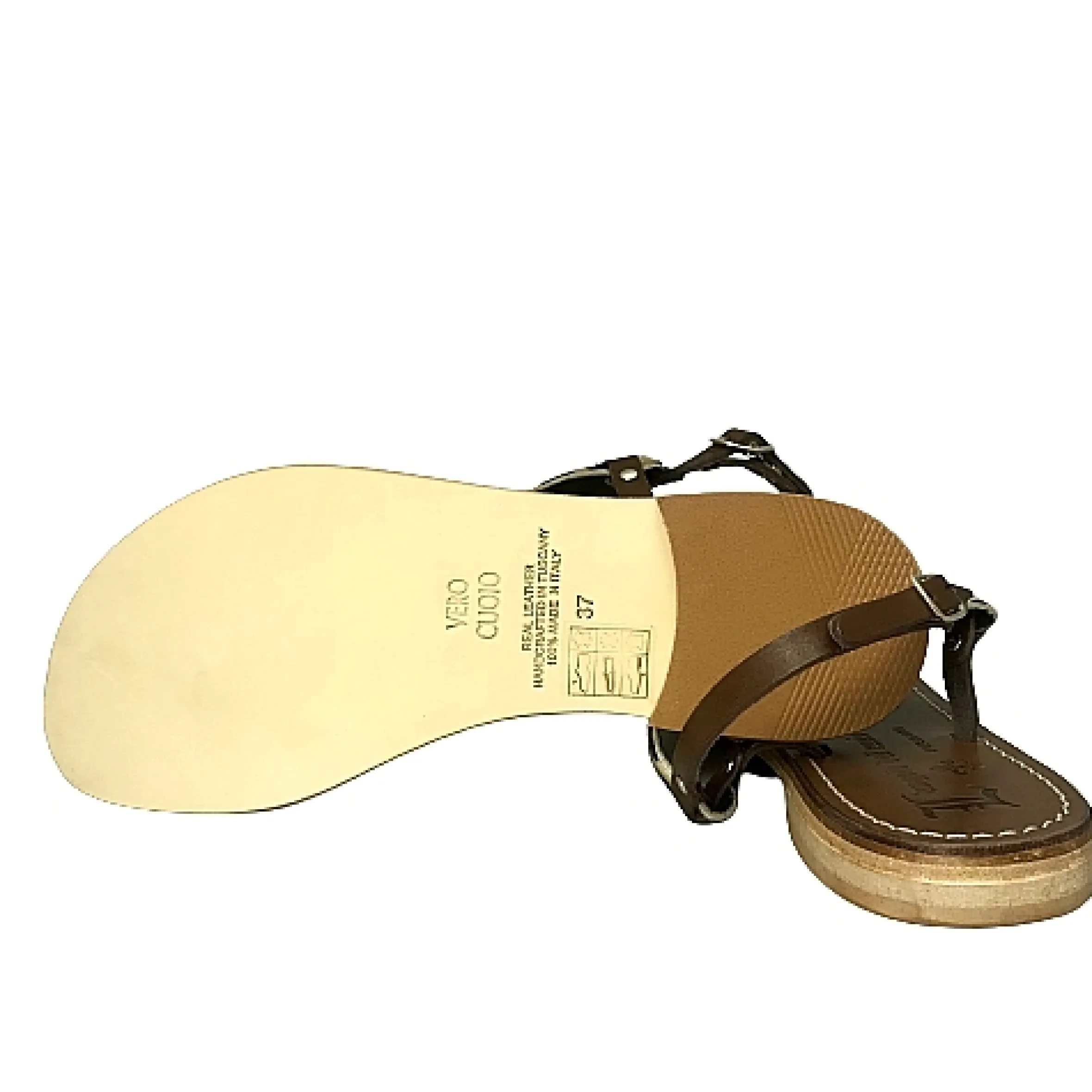 Scarpe di Maremma Sandalo In Pelle E Cavallino Leopardato Mod. Lola*Donna Sandali & Ciabatte