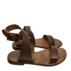 Scarpe di Maremma Sandalo In Pelle Marrone Mod. 9912*Donna Sandali & Ciabatte