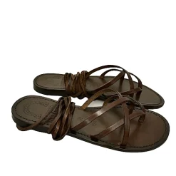 Scarpe di Maremma Sandalo In Pelle Marrone Mod. 15/S*Donna Sandali & Ciabatte