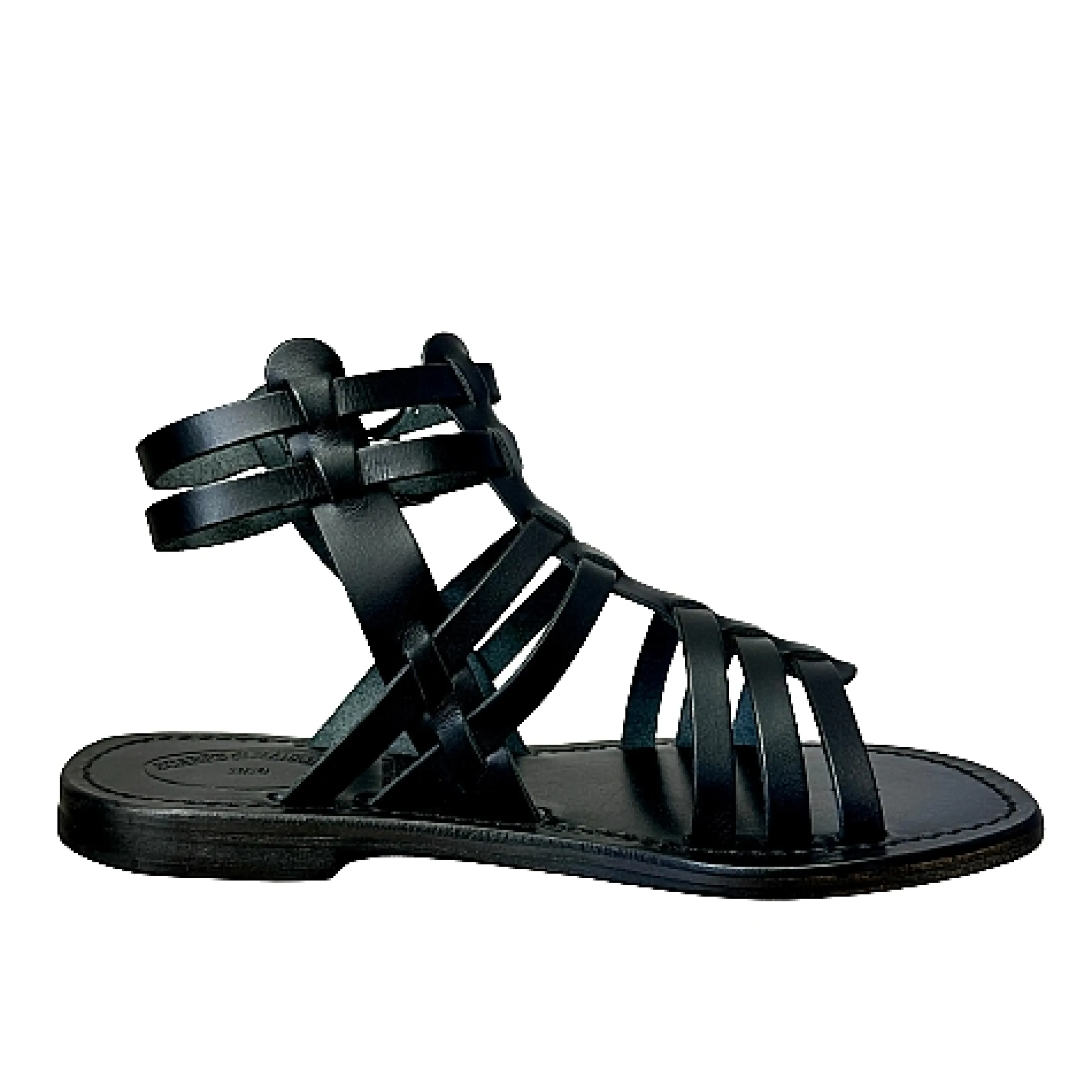 Scarpe di Maremma Sandalo In Pelle Nero Mod. 6695*Donna Sandali & Ciabatte