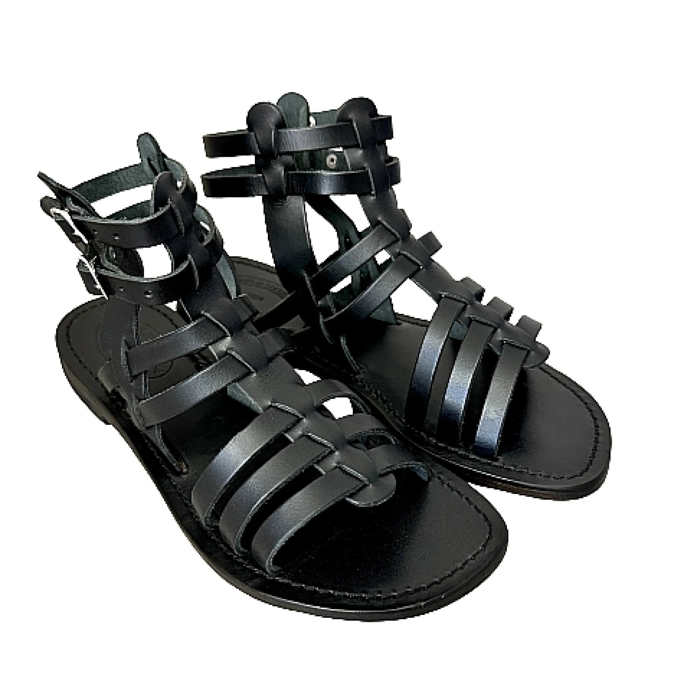 Scarpe di Maremma Sandalo In Pelle Nero Mod. 6695*Donna Sandali & Ciabatte