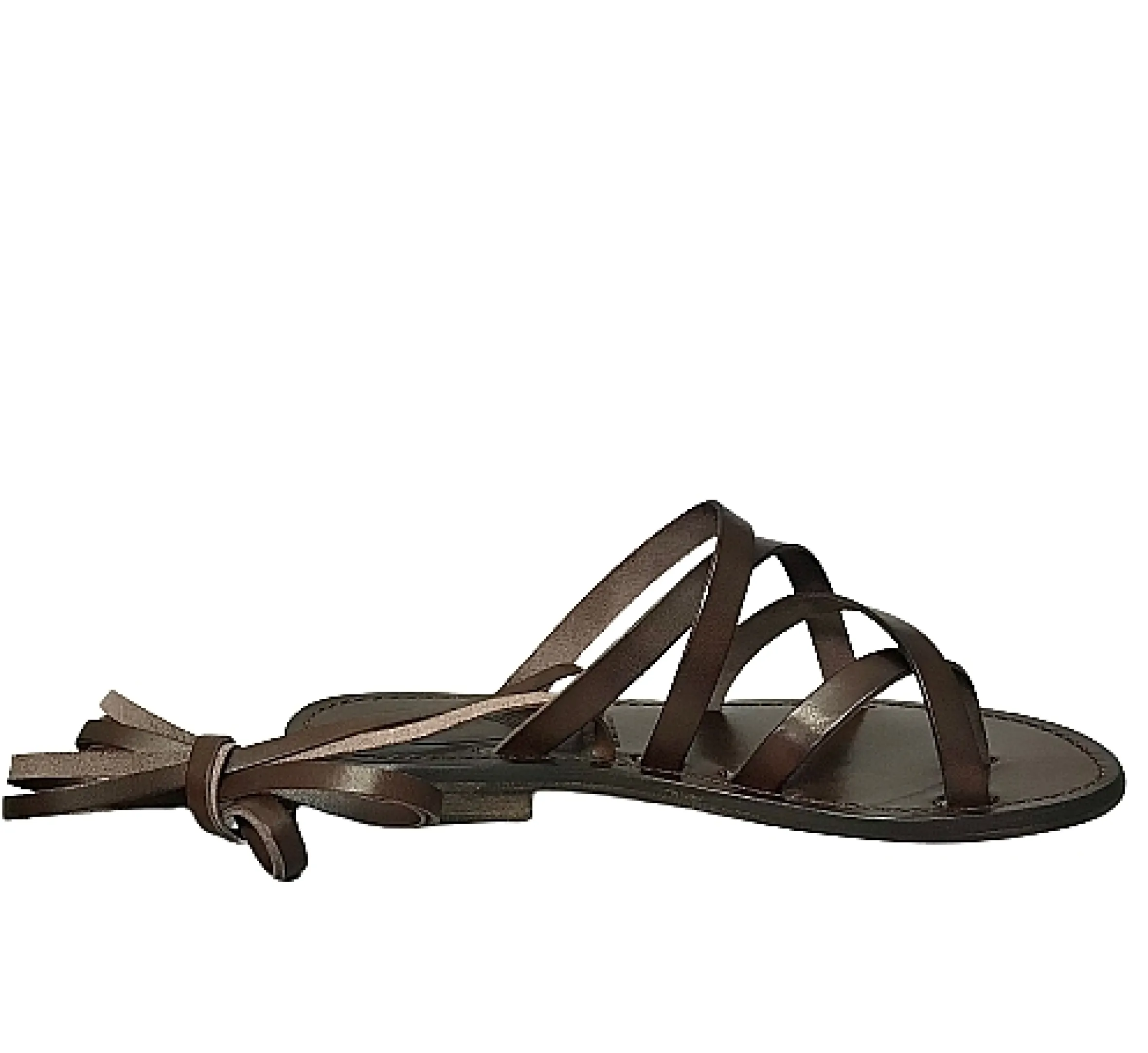 Scarpe di Maremma Sandalo In Pelle Testa Di Moro Alla Schiava Mod. 9999*Donna Sandali & Ciabatte