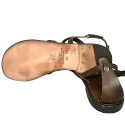 Scarpe di Maremma Sandalo In Pelle Testa Di Moro Mod. 9969*Donna Sandali & Ciabatte