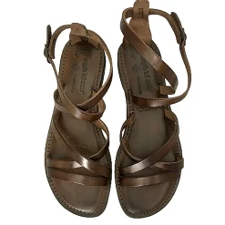 Scarpe di Maremma Sandalo In Pelle Testa Di Moro Mod. 9969*Donna Sandali & Ciabatte
