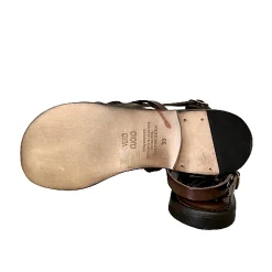 Scarpe di Maremma Sandalo In Pelle Testa Di Moro Mod. 9911*Donna Sandali & Ciabatte