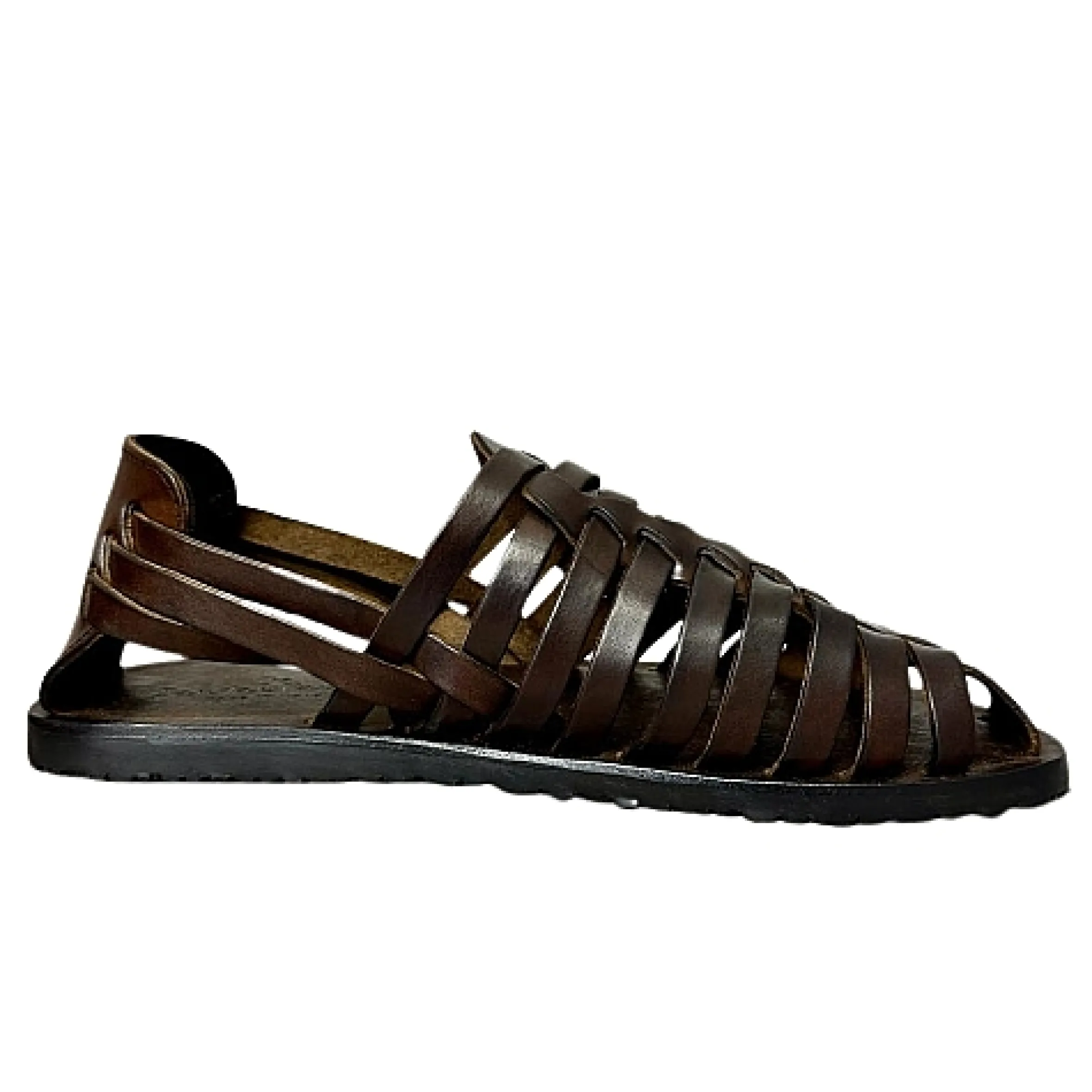 Scarpe di Maremma Sandalo In Vacchetta T. Di Moro M6579*Uomo Sandali & Ciabatte