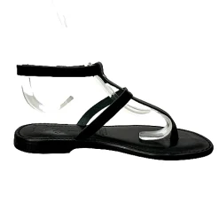 Scarpe di Maremma Sandalo Infradito In Pelle Nero*Donna Sandali & Ciabatte