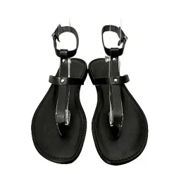 Scarpe di Maremma Sandalo Infradito In Pelle Nero*Donna Sandali & Ciabatte