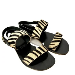 Scarpe di Maremma Sandalo Mod. Frate In Cavallino Zebrato*Donna Sandali & Ciabatte
