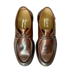 Scarpe di Maremma Scarpa Artigianale Modello Ingegnere Basso Marrone*Uomo Stringate