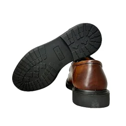 Scarpe di Maremma Scarpa Artigianale Modello Ingegnere Basso Marrone*Uomo Stringate
