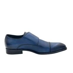 Scarpe di Maremma Scarpa Doppia Fibbia Sfumata Blu*Uomo Fibbie