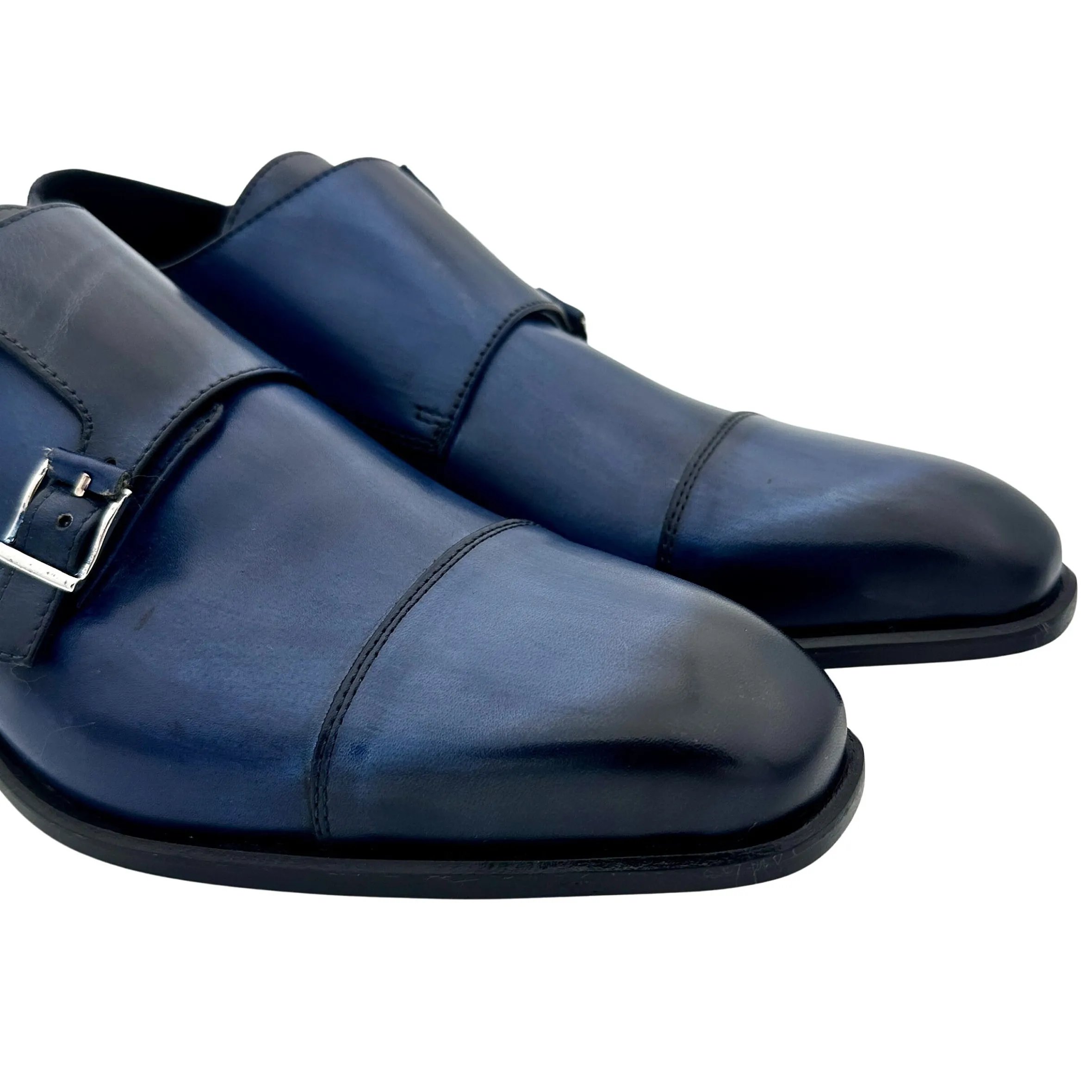 Scarpe di Maremma Scarpa Doppia Fibbia Sfumata Blu*Uomo Fibbie