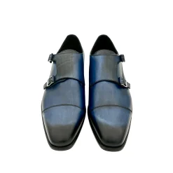 Scarpe di Maremma Scarpa Doppia Fibbia Sfumata Blu*Uomo Fibbie
